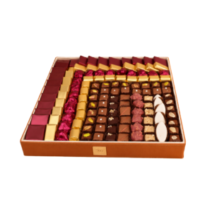Coffret carré en simili cuir Taba G