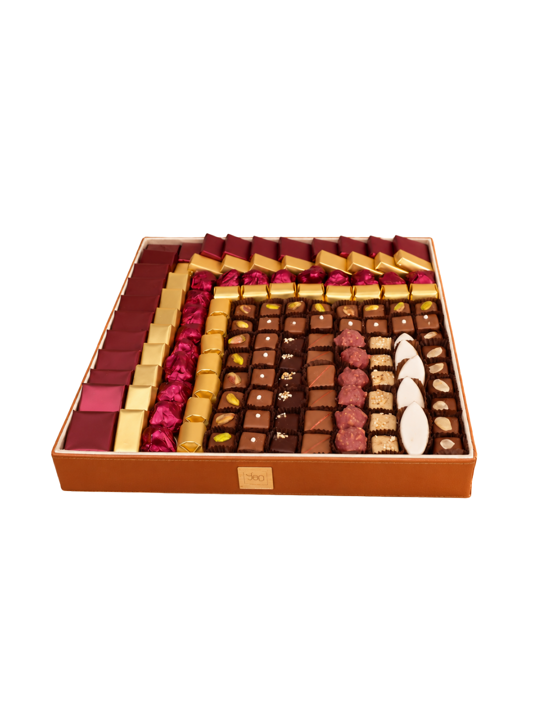 Coffret carré en simili cuir Taba G