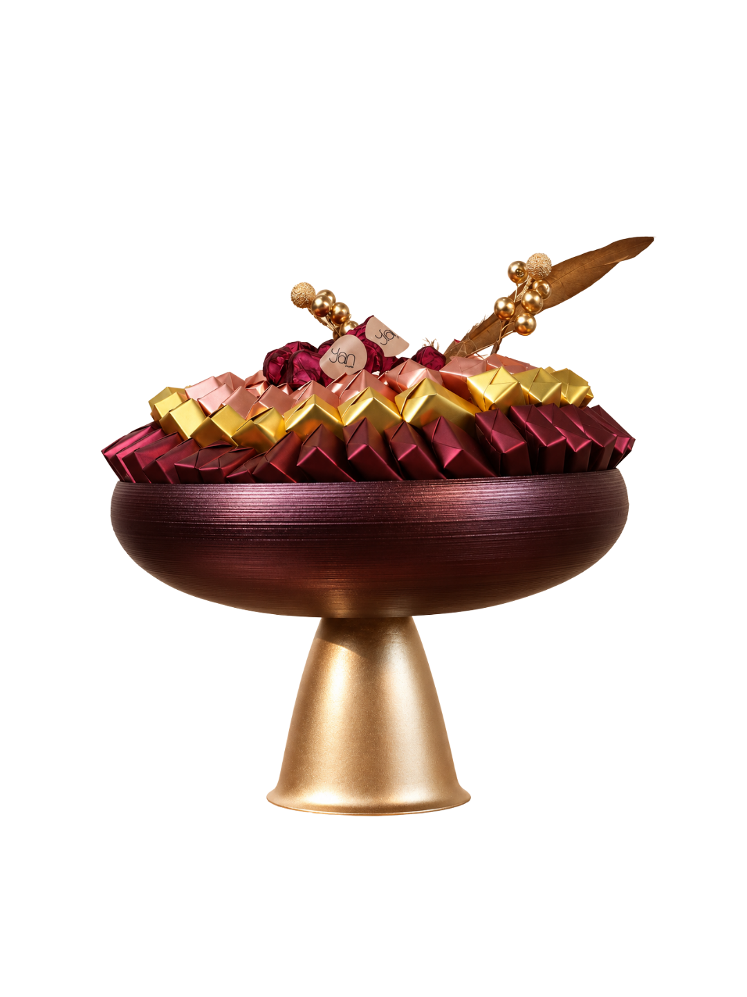 Coupe Mauve - Pied doré G