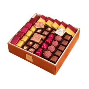 Coffret carré en simili cuir Taba M